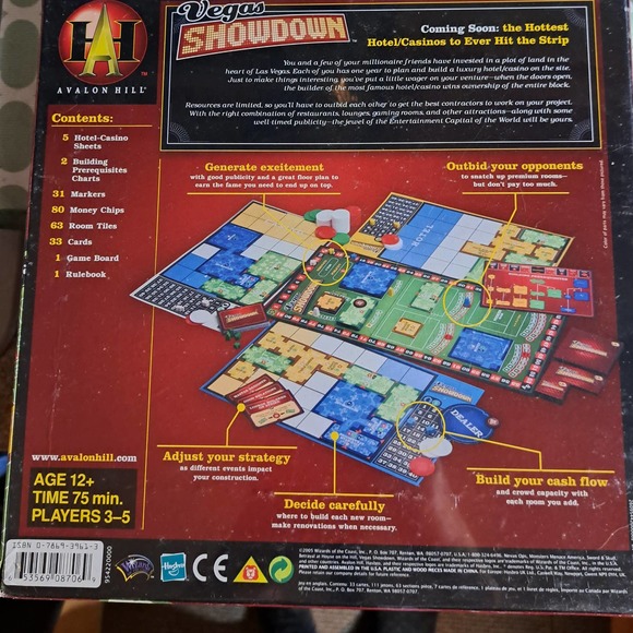 GAME NIGHT FUN! Vegas Showdown A Strategy Game - Picture 2 of 5